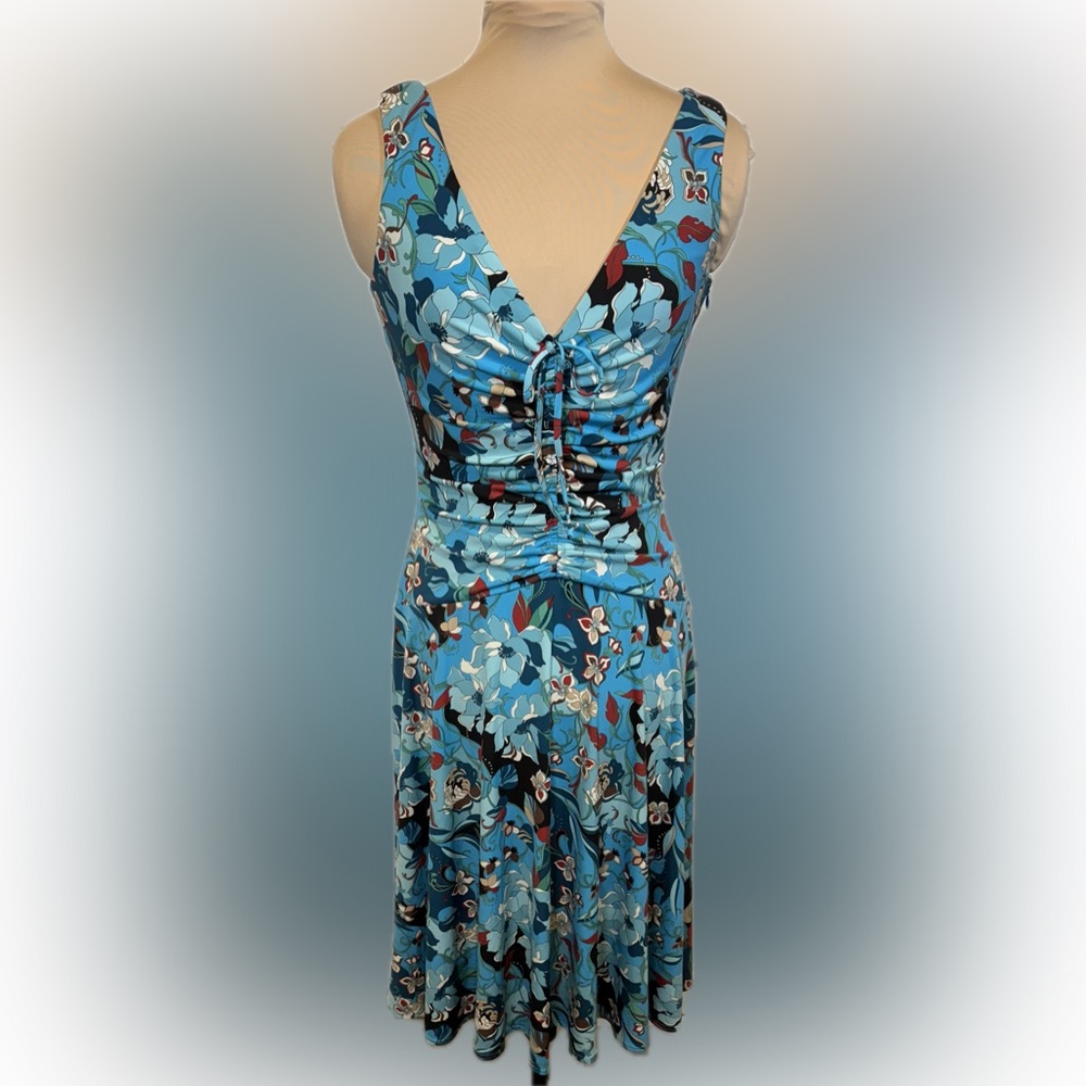 Laundry By Shelli Segal Turquoise Floral Dress
